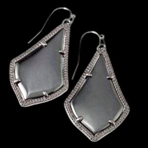 Kendra Scott Alex Gunmetal Earrings in Hematite